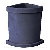 Vela Corner Planter- Anthracite